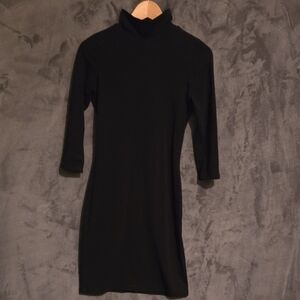 Express Black Long Sleeve Dress